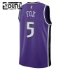 Canotte Bambino Sacramento Kings Deaaron Fox Nike 2024-25 Classic Edition Viola Swingman